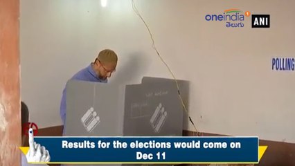 下载视频: Telangana Elections 2018  : AIMIM President Asaduddin Owaisi Cast His Vote, VIDEO