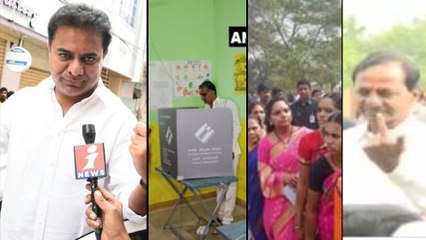 Telangana Elections 2018 : Where KCR Family Casts Their Votes And Polling Percentage Till Now !
