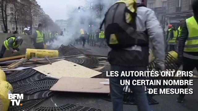 Paris se barricade par crainte de nouvelles violences samedi