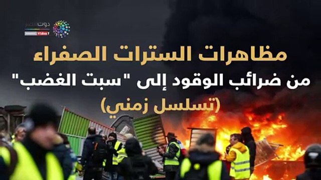 مظاهرات السترات الصفراء بفرنسا.. من ضرائب الوقود إلى سبت الغضب