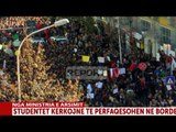 REPORT TV sjell pamjet me dron, ja sa studentë ndodhen para Ministrisë së Arsimit