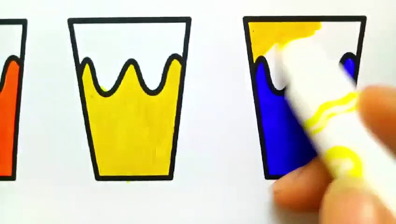 Juice Coloring Pages | Drawing Coloring Book For Kids | Art Colors For Kids | How To Color