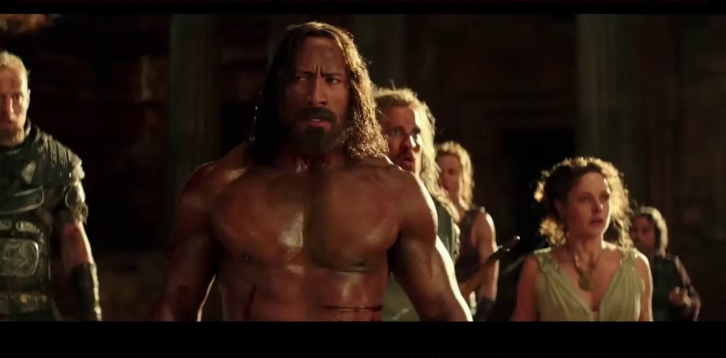 Hercules movie - last scene  Dwayne Johnson Ian McShane