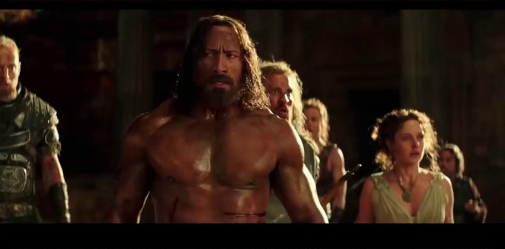 Hercules movie - last scene Dwayne Johnson Ian McShane