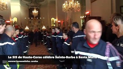 Le SIS de Haute-Corse a célèbré Sainte-Barbe à Santa Maria di Lota