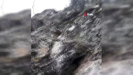 Mahsur Kaldığı Dağdan 8 Buçuk Saate Kurtarılan İranlı Yaşadıklarını Anlattı