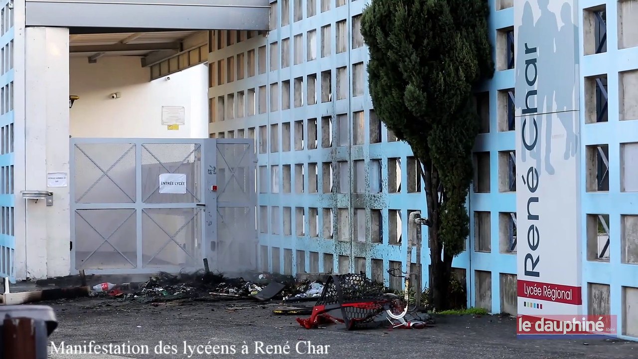 Manifestation Lycée René Char