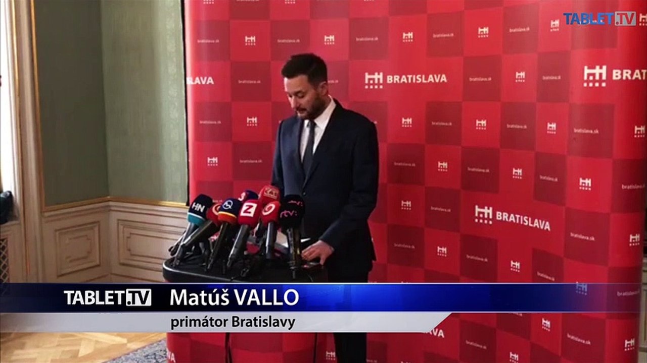 ZÁZNAM: Brífing primátora Bratislavy M. Valla
