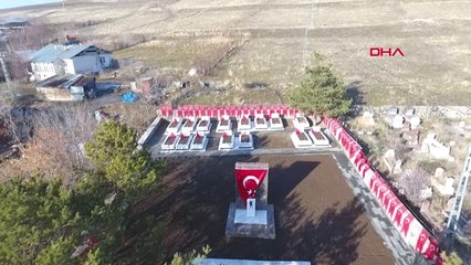 Erzurum Dumlu Şehitliği Gözyaşları ile Açıldı
