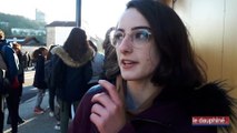 Marine, lycéenne à Crest, porte-parole de du mouvement.