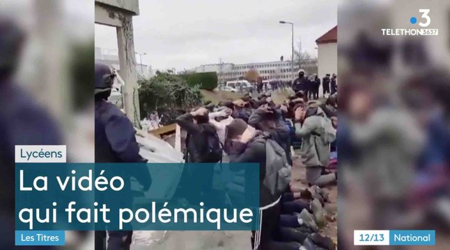 Mantes-la-Jolie : une vidéo de lycéens arrêtés fait polémique - ZAPPING ACTU DU 07/12/2018