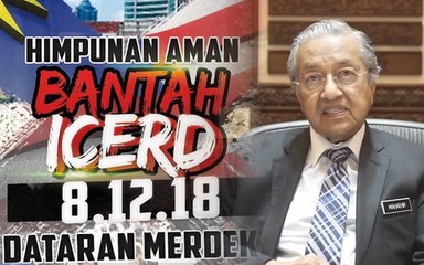 Dr M tells those attending anti-ICERD rally to celebrate democracy, not cause chaos