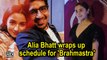 Alia Bhatt wraps up schedule for 'Brahmastra'