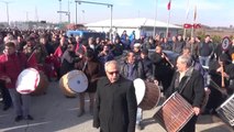 Edirne Yeniden Aday Gösterilen Başkan Gürkan'a Meşaleli Karşılama