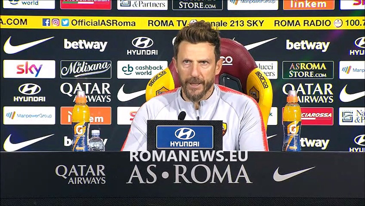 Di Francesco sul VAR: "Niente alibi, ma troppi errori contro di noi" (7/12/2018)