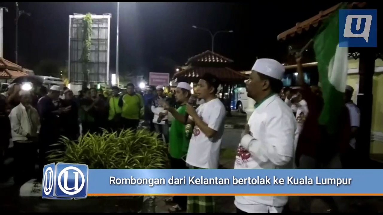 Rombongan dari Kelantan bertolak ke Kuala Lumpur
