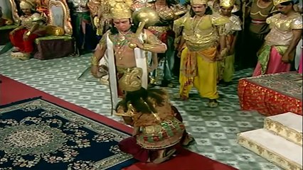 अंगद दूत, पैर चुनौती  - Angada messenger, leg challenge - Ramayan(1)