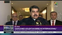 Maduro: Sanciones de EEUU violentan el derecho internacional