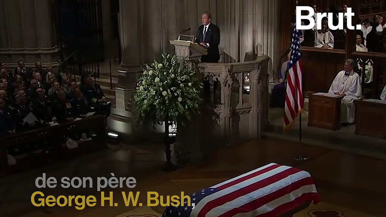 L'émouvant discours de George W. Bush aux obsèq...