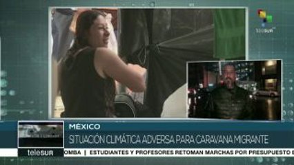 México: bajas temperaturas afecta salud de migrantes centroamericanos
