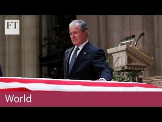 George HW Bush funeral: key moments