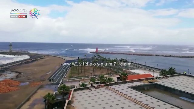 غلق بوغاز عزبة البرج بسبب سوء الطقس