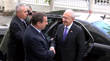 Kılıçdaroğlu, KKTC Maliye Bakanı Denktaş'ı Ziyaret Etti