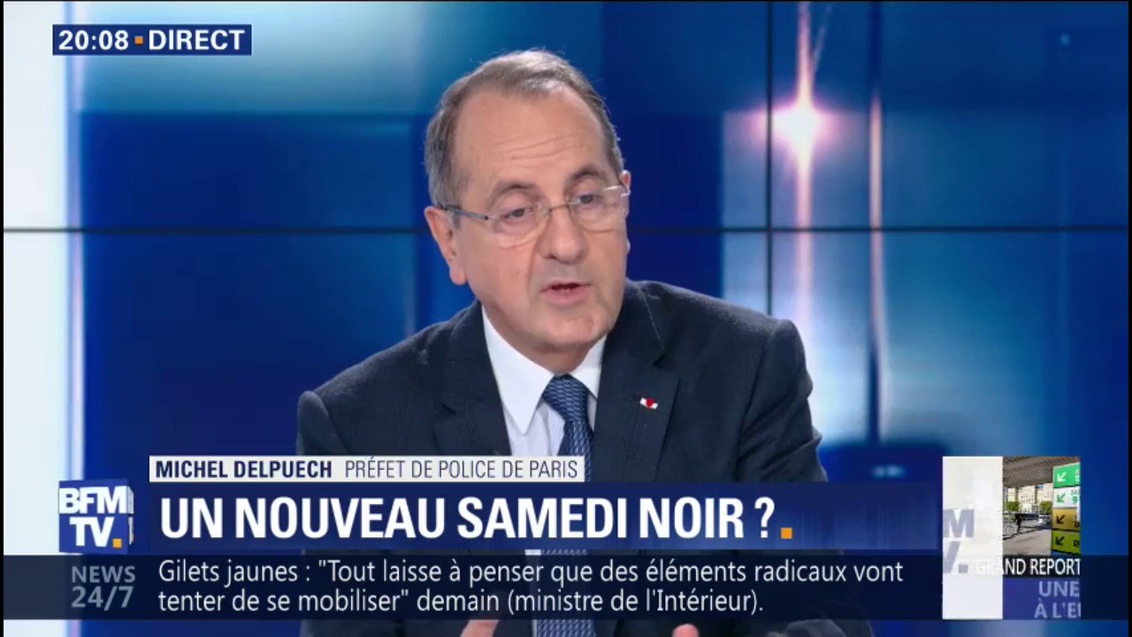 Le préfet de police de Paris Michel Delpuech évoque "un dispositif tout à fait exceptionnel"