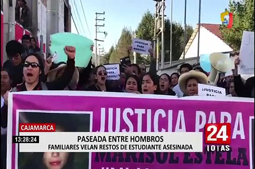 Restos de joven encontrada en cilindro llegaron a su natal Cajamarca