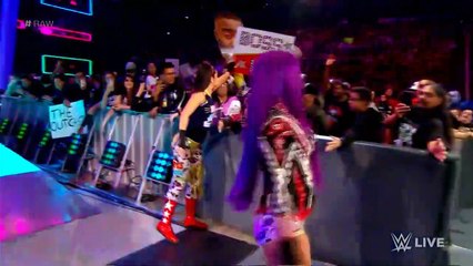 Open Forum with Sasha Banks & Bayle - WWE RAW December 3, 2018