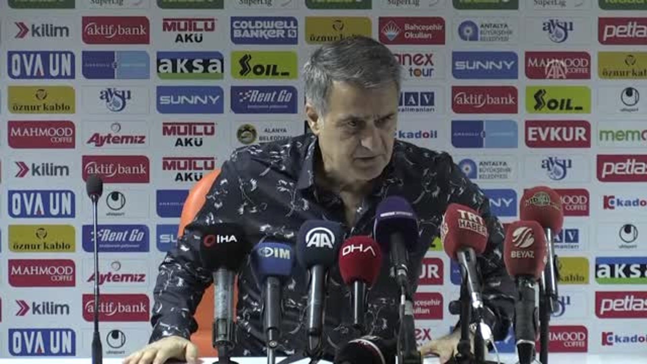 Aytemiz Alanyaspor-Beşiktaş Maçının Ardından - Şenol Güneş ve Sergen Yalçın