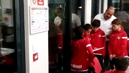 LES U11 A L'HONNEUR LISENT LE PEF NOV 2018