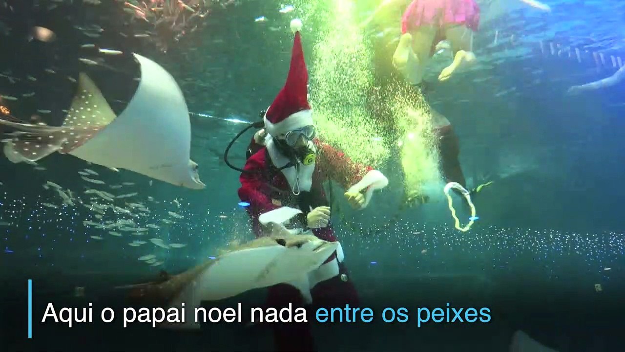 Natal debaixo d’água