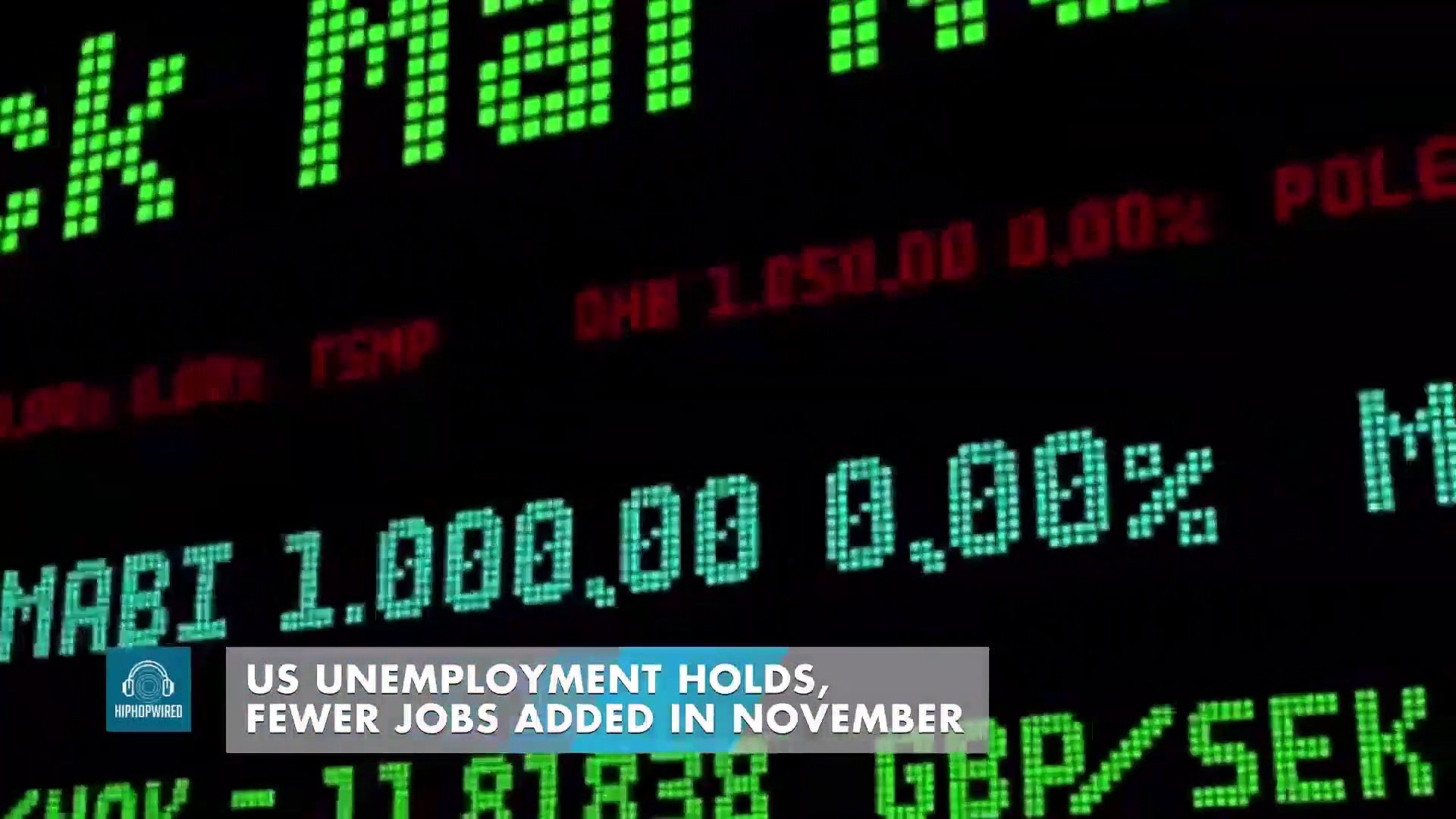 US Unemployment Holds, Fewer Jobs Added in November