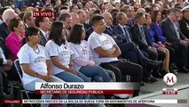 Alfonso Durazo en programa 'Jóvenes construyendo el futuro'