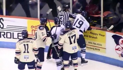 ECHL Jacksonville Icemen 0 at South Carolina Stingrays 2