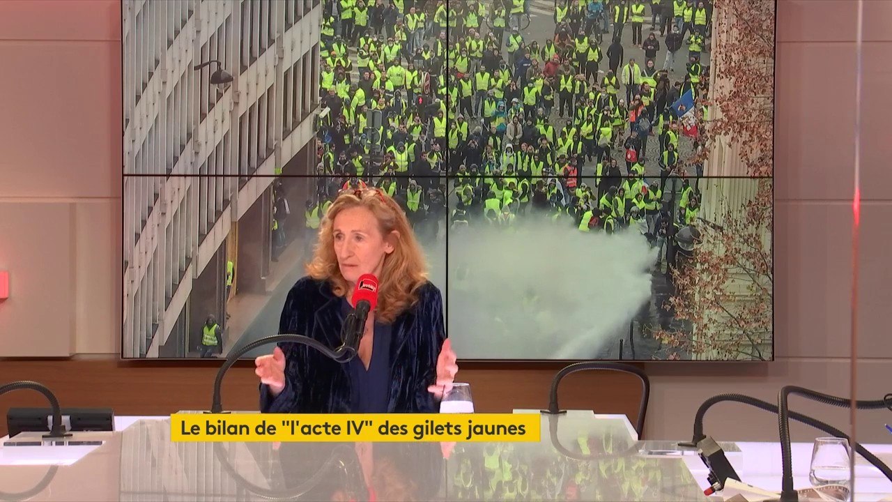 Nicole Belloubet annonce des interpellations à venir de casseurs : "On n'est pas dans le règne du 'pas vu pas pris'"