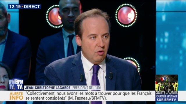Jean-Christophe Lagarde (UDI): Nous proposons qu'en-dessous de 1 700 euros, on annule l'augmentation de la CSG
