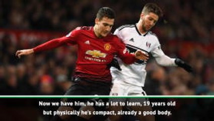 Download Video: Dalot can be Man United's right back for next ten years - Mourinho