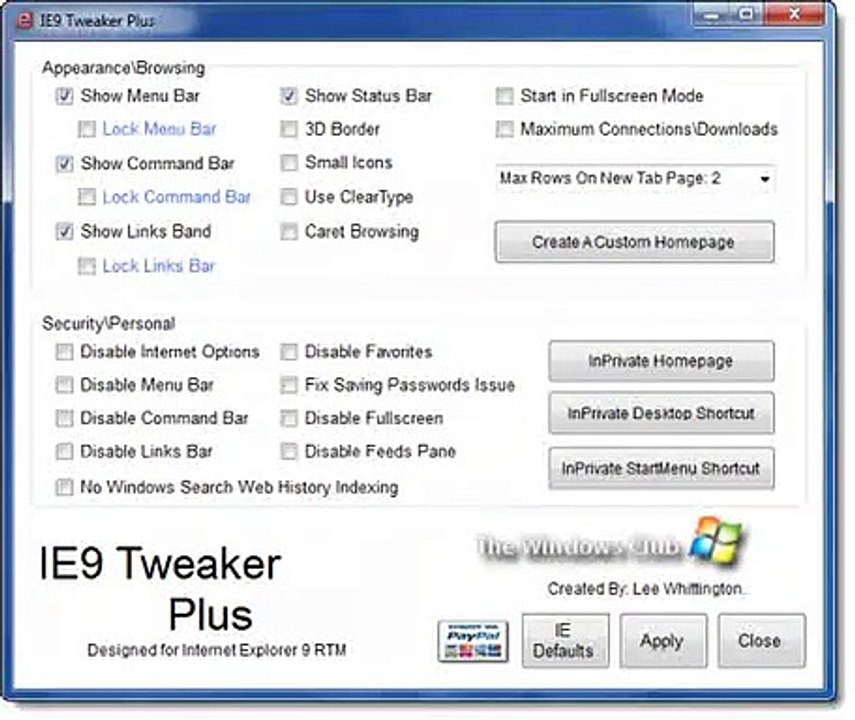 Windows 7 Command Bar Tweaker Download Google