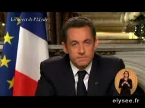Voeux de Nicolas Sarkozy pour 2008