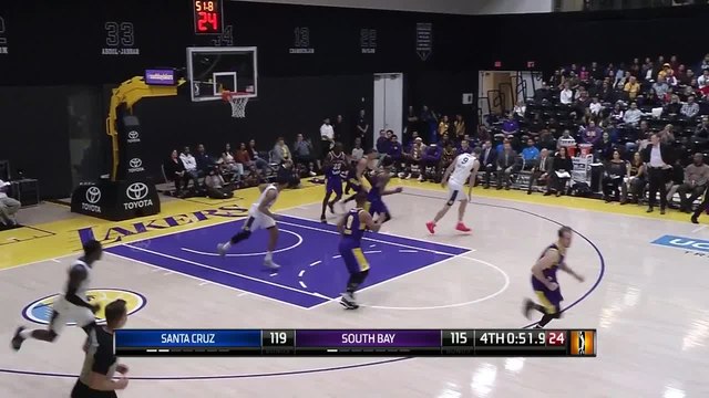 Travis Wear (27 points) Highlights vs. Santa Cruz Warriors