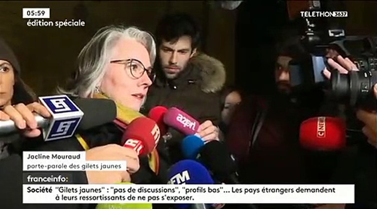 Gilets Jaunes : La délégation de Gilets Jaunes affirme que "la balle est désormais dans le camp d'Emmanuel Macron"