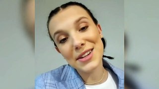 Millie Bobby Brown reacts after become youngest Brand Ambassador of UNICEF on World Children's Day