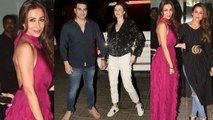 Malaika Arora looks sassy in pink gown at Ex Mother in law Salma Khan's birthday | Boldsky