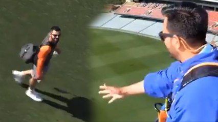 India Vs Australia 1st Test: Virat Kohli's Reaction to Bharat Army| वनइंडिया हिंदी