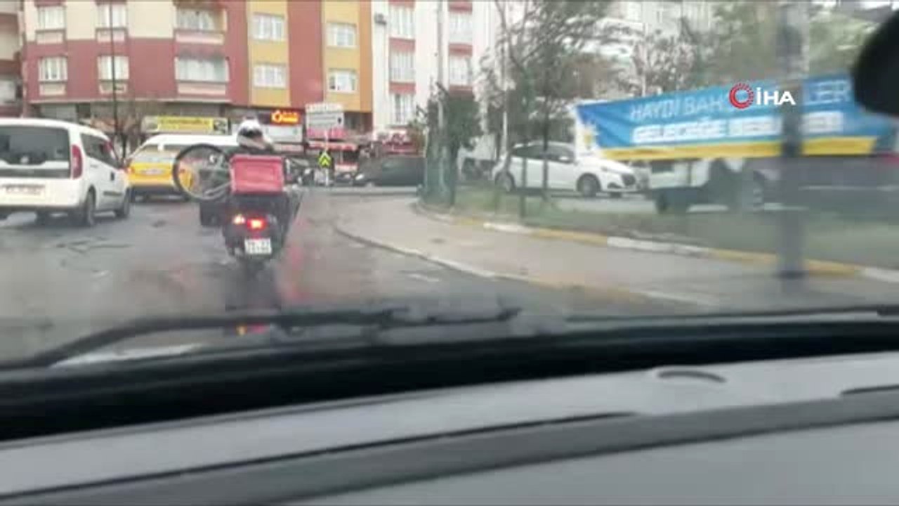 Bahçelievler'de İlginç Görüntü.