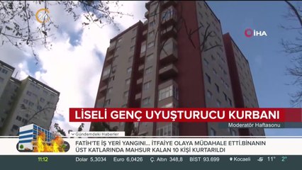 Liseli genç uyuşturucu kurbanı