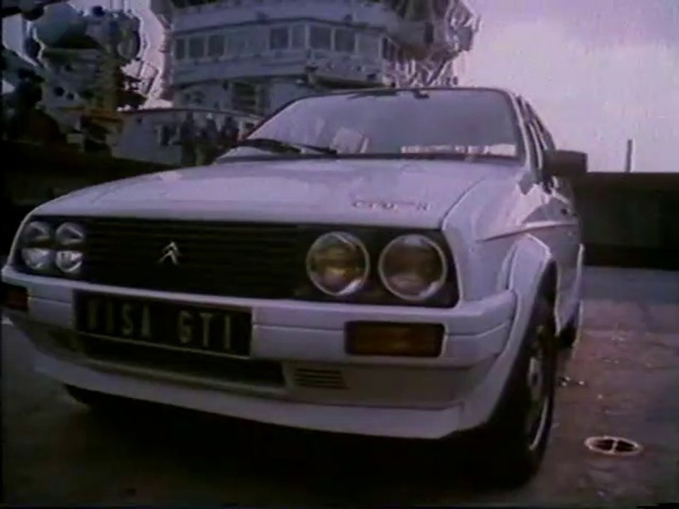 Pub italienne pour la Citroën Visa GTI