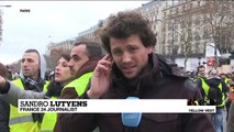 Yellow vests protests: Hundreds detained in 4th protest weekend, central Paris on lockdown